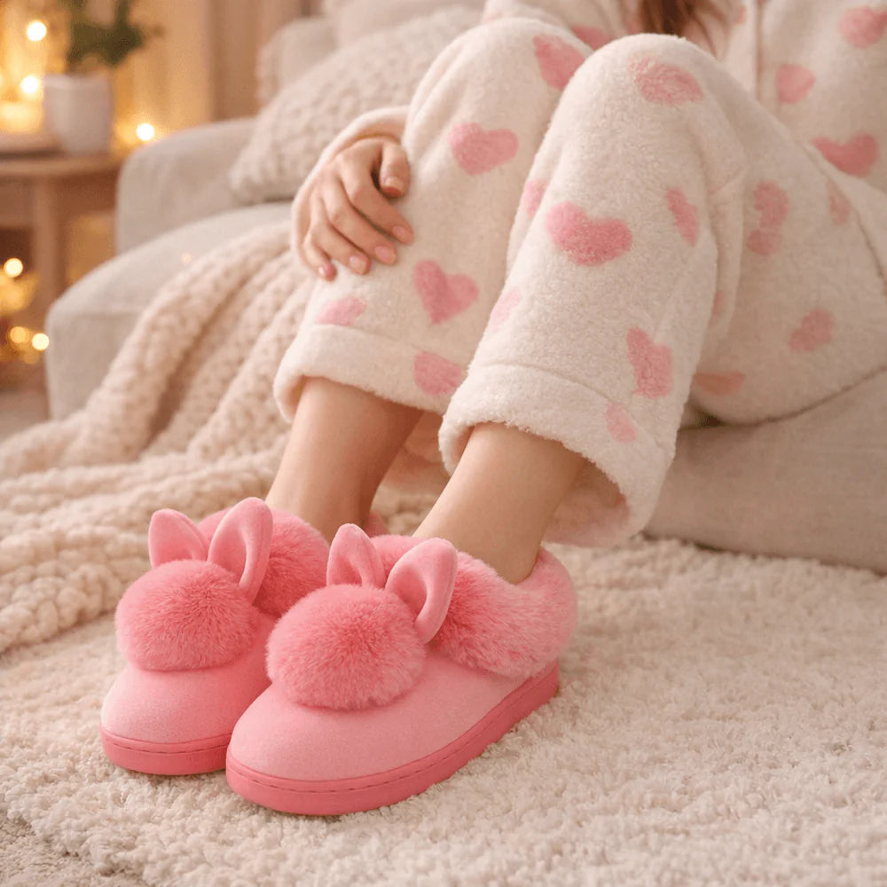 Pantufa Coelha Serena - Solado Antiderrapante