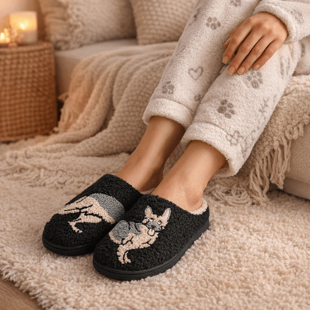Pantufa Cachorrinho Duke - Solado Antiderrapante
