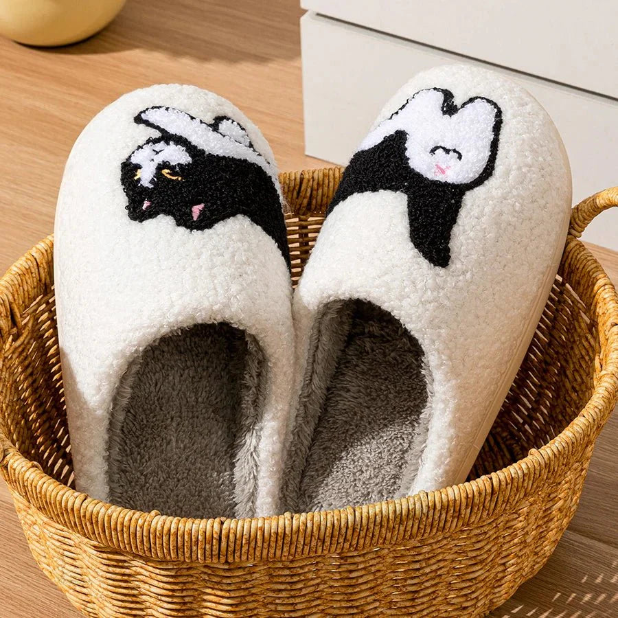 Pantufa Miau - Solado Antiderrapante