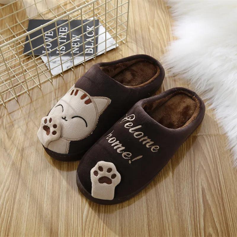 Pantufa Gata Poppy - Solado Antiderrapante