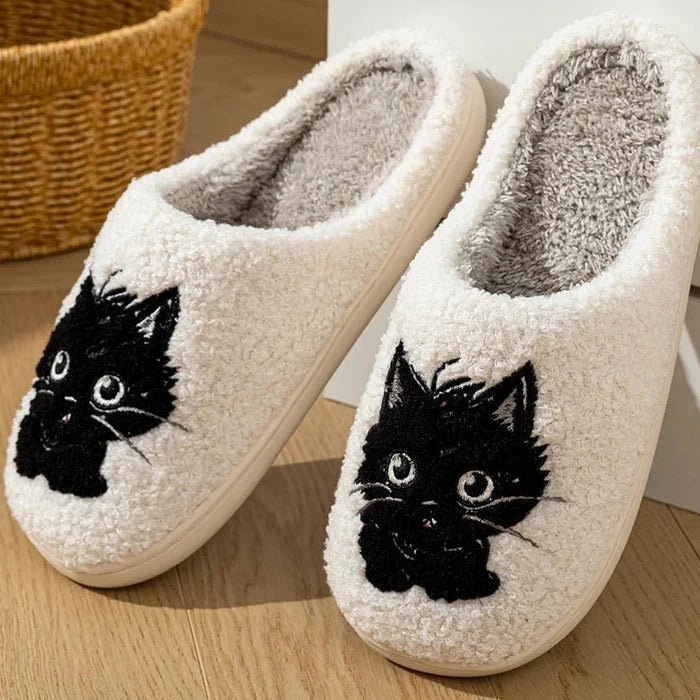 Pantufa Gatinho Barney - Solado Antiderrapante