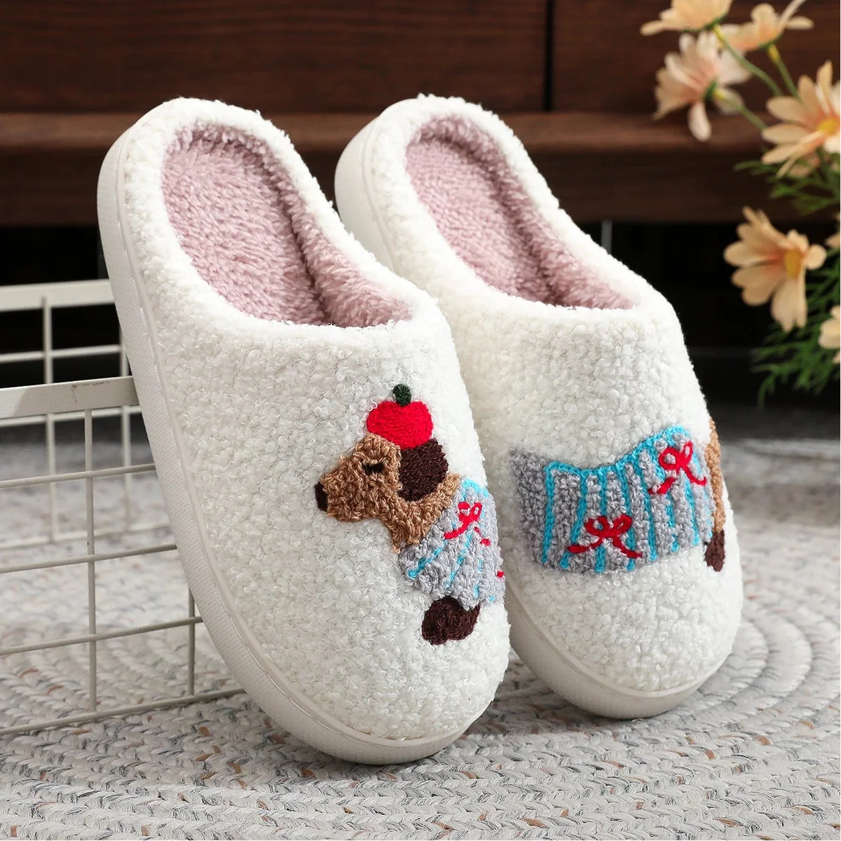 Pantufa Salsichinha - Solado Antiderrapante