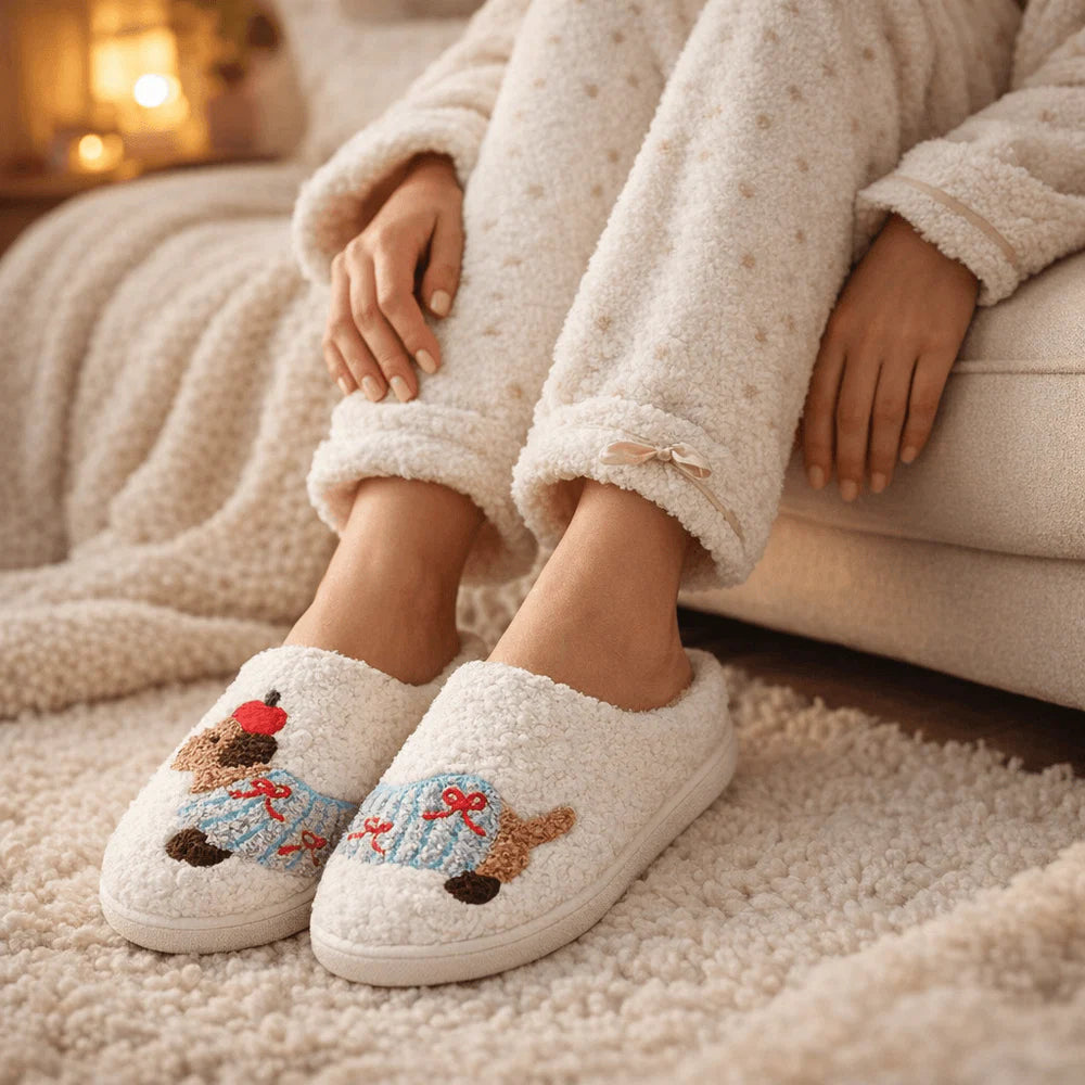 Pantufa Salsichinha - Solado Antiderrapante