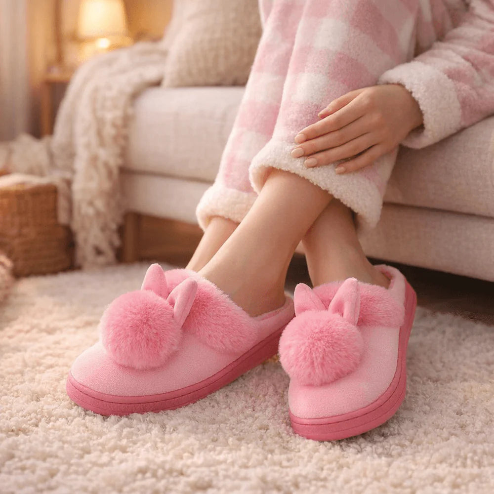 Pantufa Coelha Brisa - Solado Antiderrapante