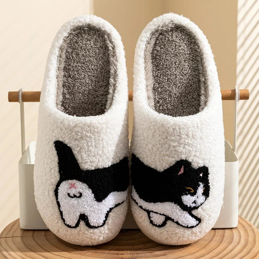 Pantufa Miau - Solado Antiderrapante