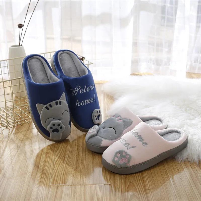 Pantufa Gata Poppy - Solado Antiderrapante