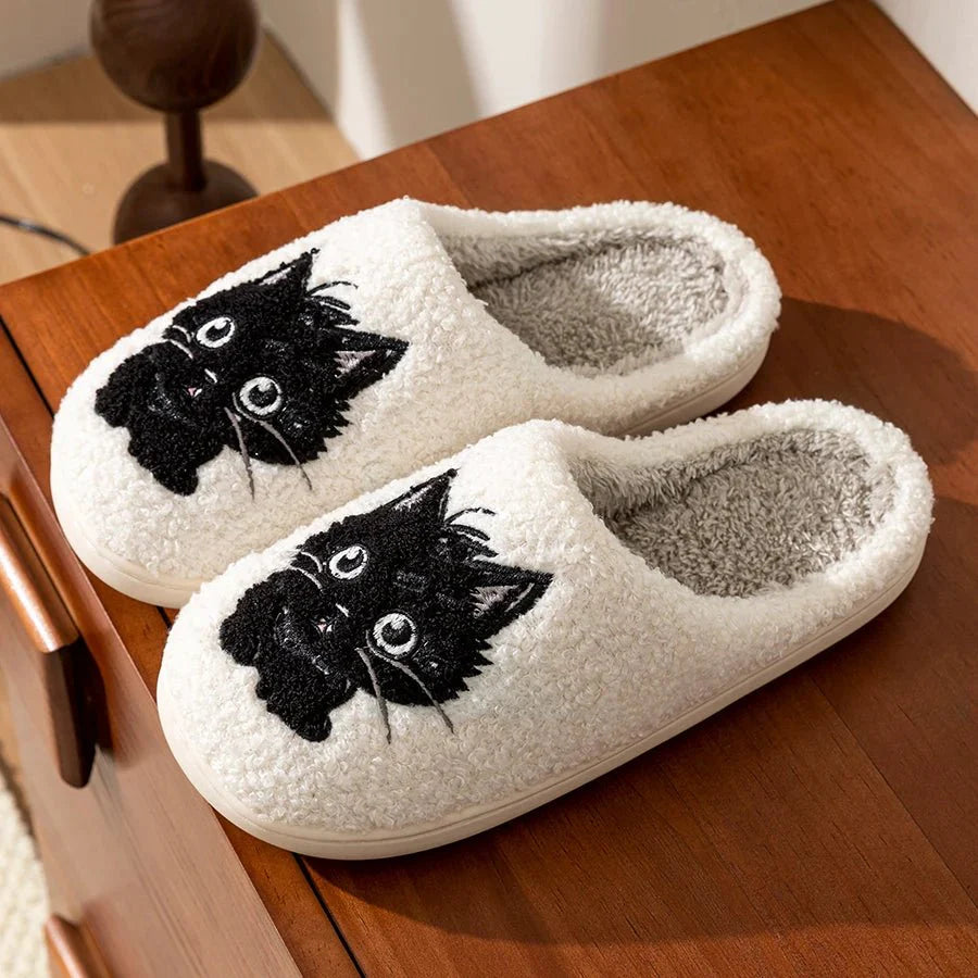 Pantufa Gatinho Barney - Solado Antiderrapante