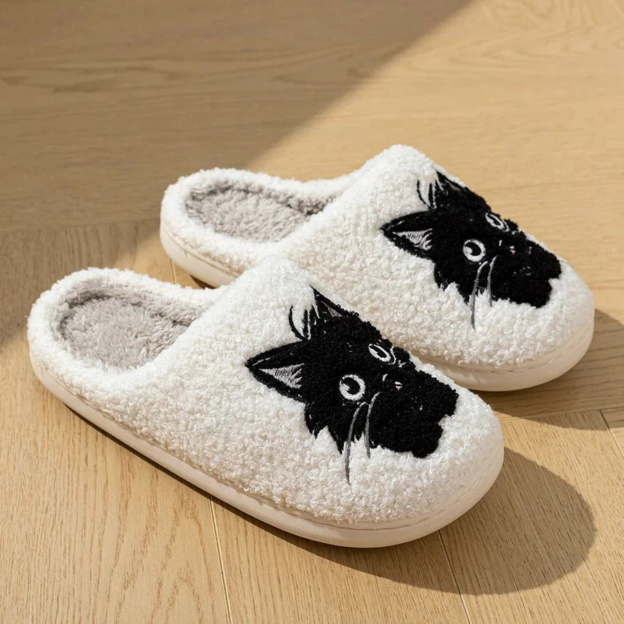 Pantufa Gatinho Barney - Solado Antiderrapante